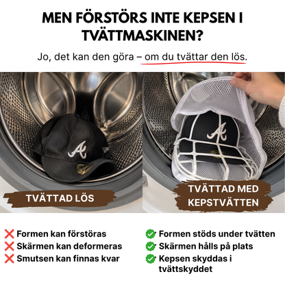 Kepstvätten - (Lippalakinhden pidike + Premium-pesupussi)