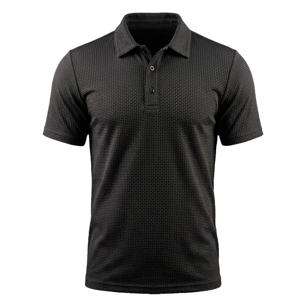 Proper Basic Pikéskjorte i svart
