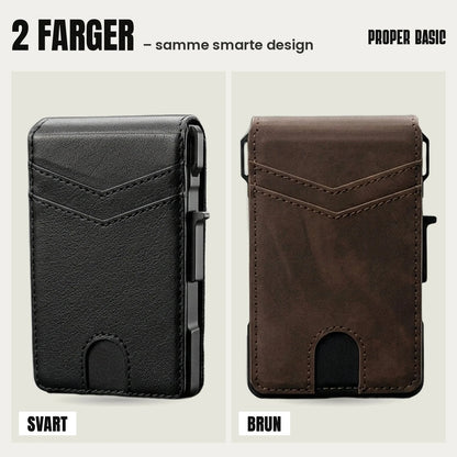 Proper Basic Kortholder i svart og brunt